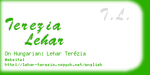 terezia lehar business card